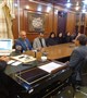 دیدار جمعی از مسئولین و مدیران شبکه با فرماندار به مناسبت هفته سلامت